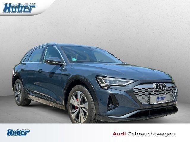 Blauw Gebruikt 2023 Audi Q8 e-tron Advanced Plus SUV | € 50.148 (Super prijs) - Afbeelding 1/4