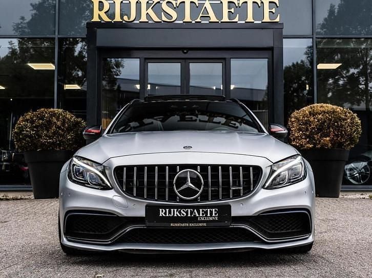 Occasion Mercedes C63S AMG AMG 510 PK (375 kW) 2016 Grijs, metallic lak Stationwagen
