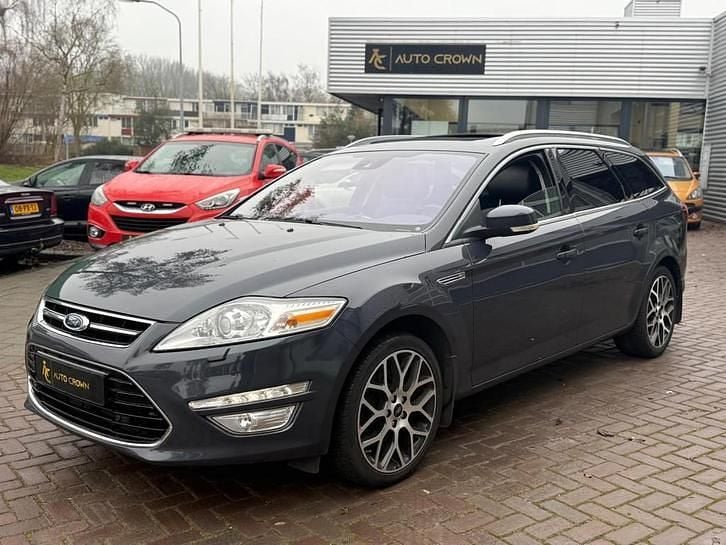 Grijs Occasion 2014 Ford Mondeo Platinum Stationwagen | € 10.999 (Eerlijke prijs) - Afbeelding 1/4