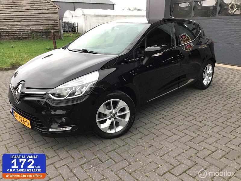 Zwart Gebruikt 2018 Renault Clio IV LIMITED Hatchback | € 10.450 (Eerlijke prijs) - Afbeelding 1/4