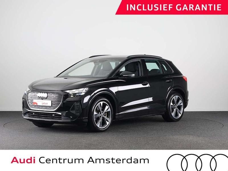 Zwart Gebruikt 2021 Audi Q4 e-tron Advanced Plus SUV | € 33.849 (Eerlijke prijs) - Afbeelding 1/3