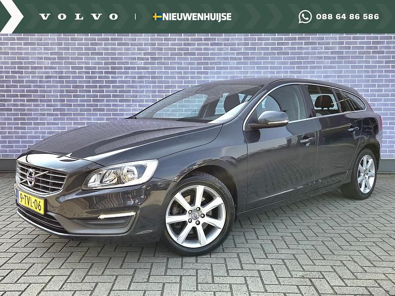 Grijs Gebruikt 2014 Volvo V60 Momentum Stationwagen | € 17.694 (Eerlijke prijs) - Afbeelding 1/4