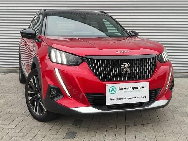 Rood Gebruikt 2021 Peugeot 2008 GT SUV | € 17.495 (Goede deal) - Afbeelding 1/4