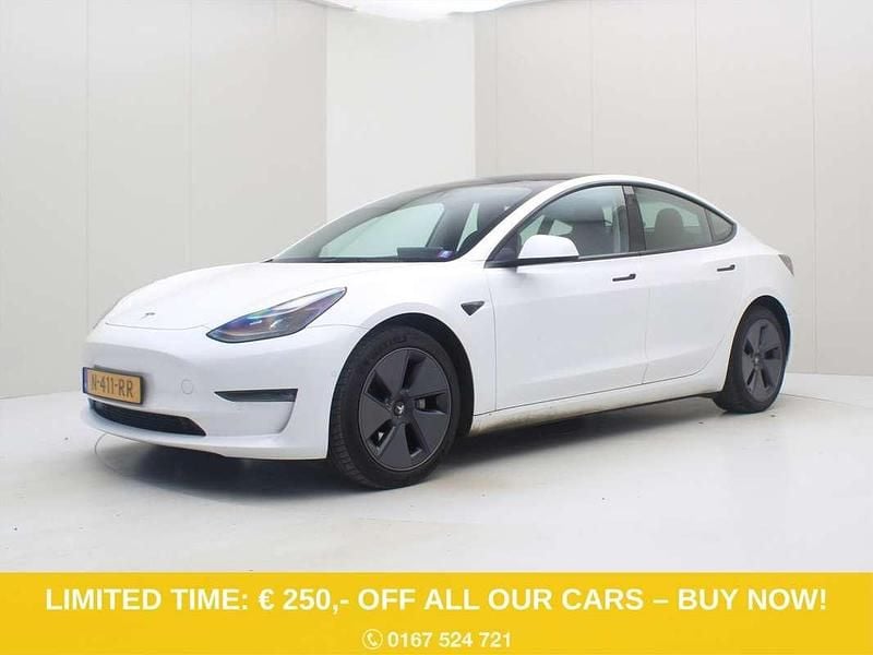 Wit Occasion 2021 Tesla Model 3 Long Range AWD Sedan | € 22.900 (Goede deal) - Afbeelding 1/4