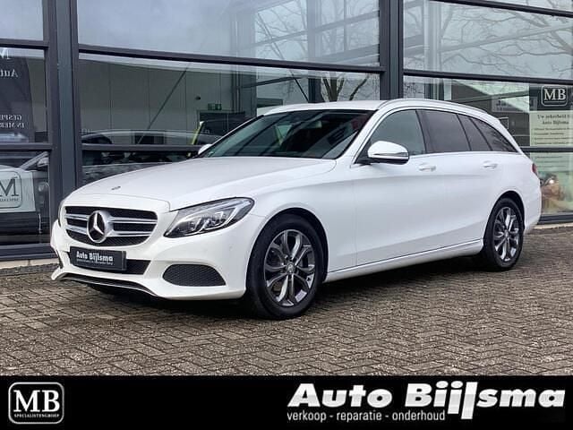 Occasion Mercedes C180 Prestige 156 PK (114 kW) 2015 Wit Stationwagen