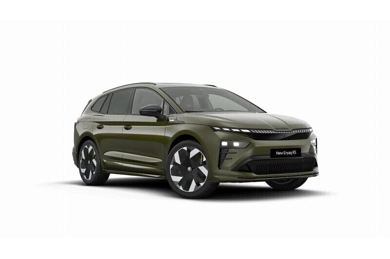 Olibo green Nieuw 2025 Skoda Enyaq iV RS SUV | € 64.518 - Afbeelding 1/4