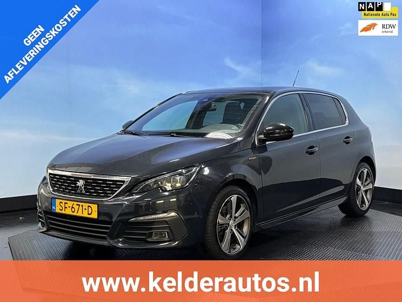 Grijs Gebruikt 2018 Peugeot 308 GT-line Hatchback | € 10.850 (Eerlijke prijs) - Afbeelding 1/4