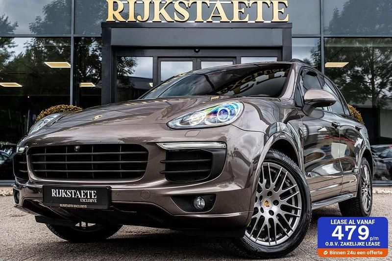 Bruin Gebruikt 2015 Porsche Cayenne Sport SUV | € 29.900 (Eerlijke prijs) - Afbeelding 1/4