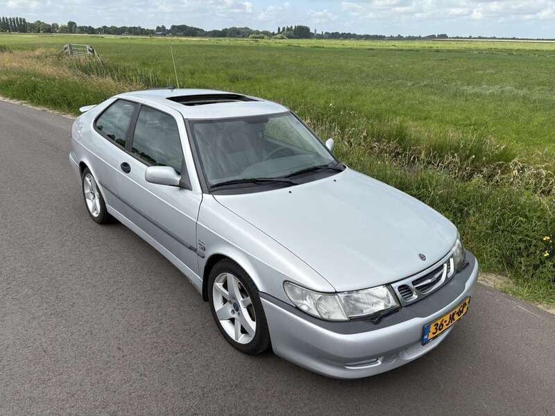 Zilver Gebruikt 2002 Saab 9-3 Aero Coupé | € 8.450 - Afbeelding 1/4