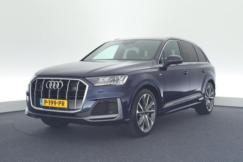 Blauw Gebruikt 2021 Audi Q7 S-Line SUV | € 53.449 (Goede deal) - Afbeelding 1/4