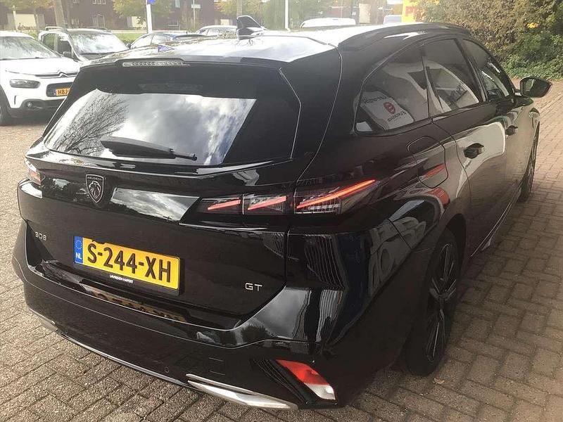 Occasion Peugeot 308 SW GT 131 PK (96 kW) 2023 Zwart Stationwagen