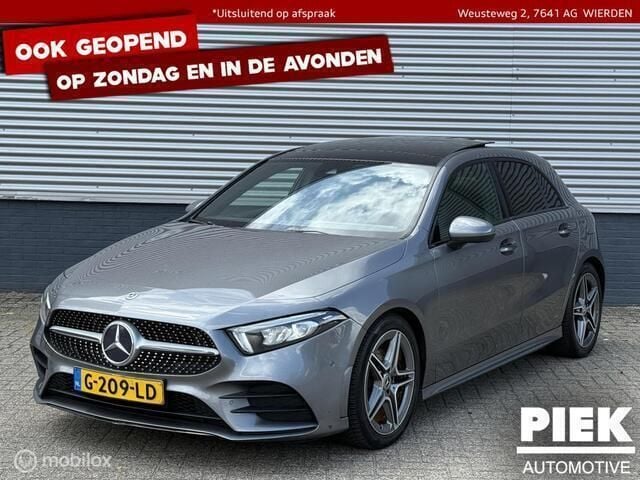 Grijs Gebruikt 2019 Mercedes A200 Business Hatchback | € 19.999 (Eerlijke prijs) - Afbeelding 1/3