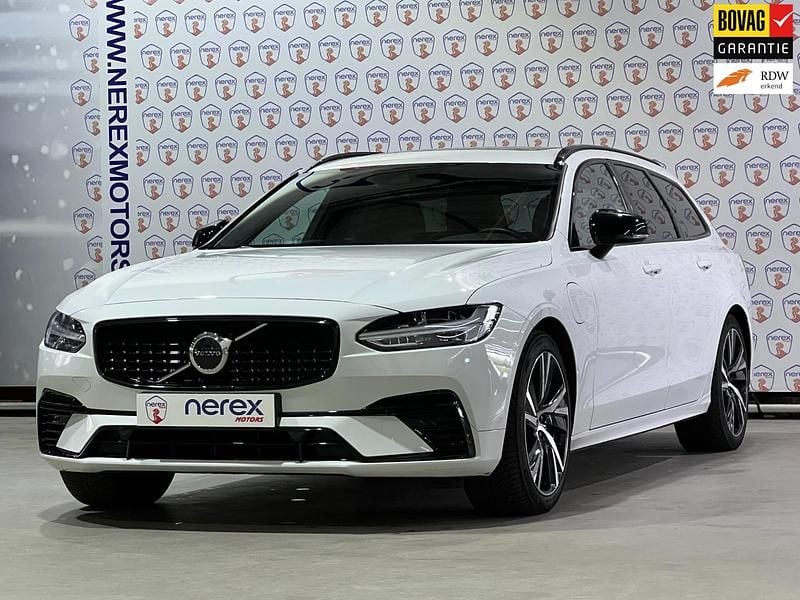 Wit Gebruikt 2020 Volvo V90 R-Design Stationwagen | € 37.945 (Iets duurder) - Afbeelding 1/4