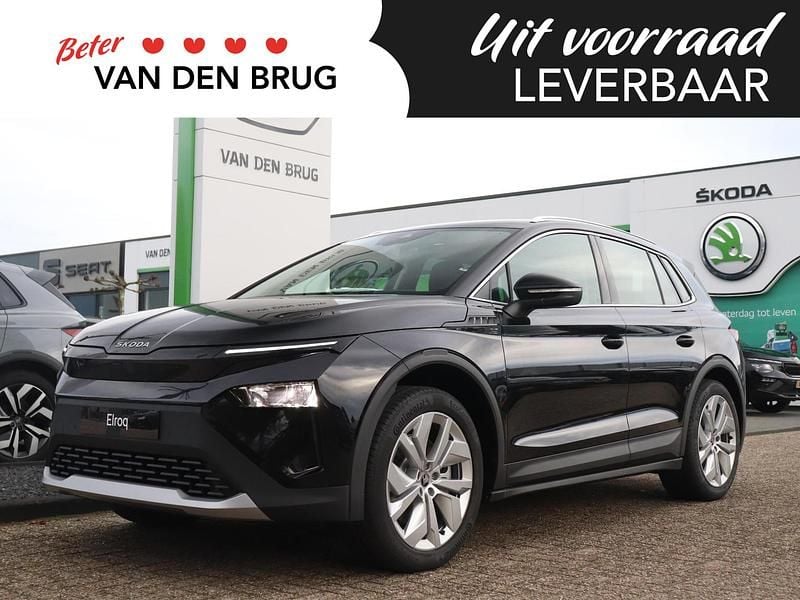Zwart Nieuw 2025 Skoda Elroq Business Line SUV | € 34.495 (Super prijs) - Afbeelding 1/4