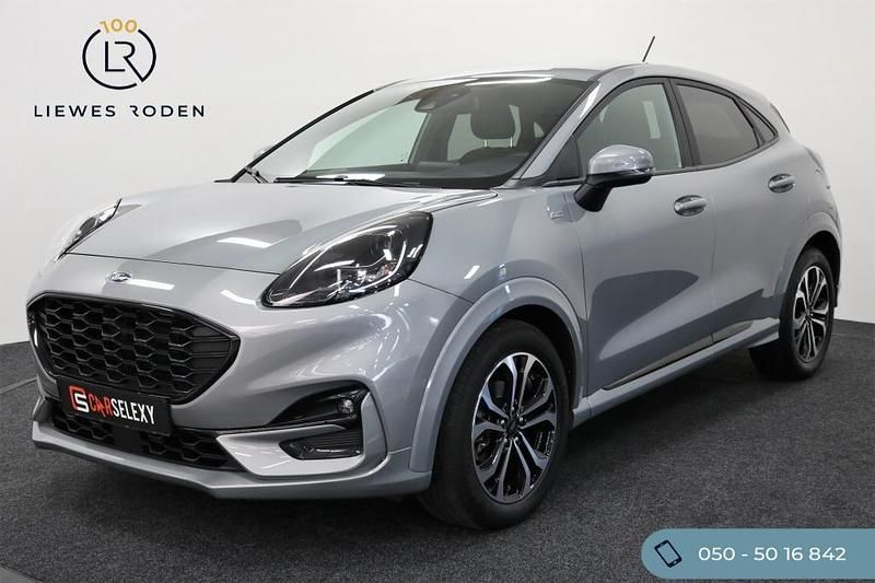 Grijs Gebruikt 2022 Ford Puma ST-Line SUV | € 19.950 (Goede deal) - Afbeelding 1/4