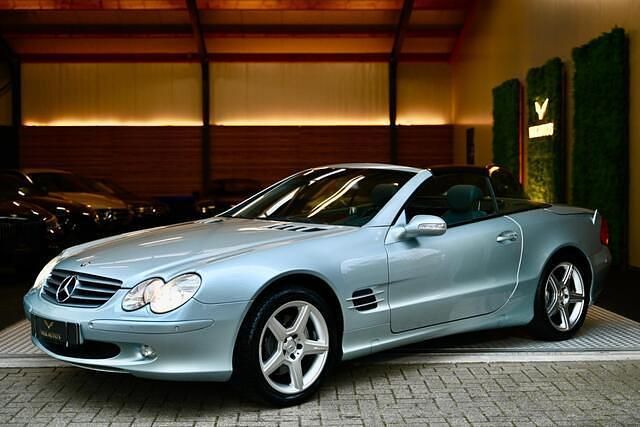 Grijs Occasion 2002 Mercedes SL500 Cabriolet | € 22.450 (Iets duurder) - Afbeelding 1/4