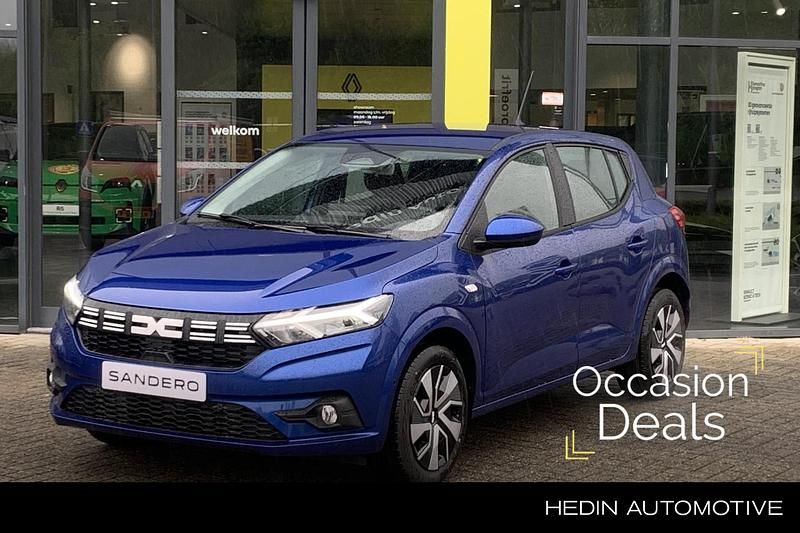 Blauw, metallic lak Nieuw 2025 Dacia Sandero Expression Hatchback | € 20.450 (Goede deal) - Afbeelding 1/4