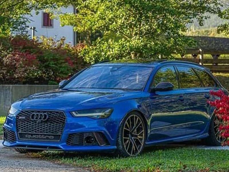 Blauw Gebruikt 2015 Audi RS6 Stationwagen | € 59.995 (Duur) - Afbeelding 1/4