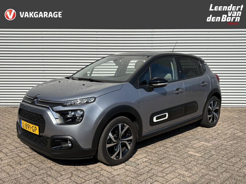 Grijs metallic Gebruikt 2021 Citroën C3 PureTech Hatchback | € 16.995 (Goede deal) - Afbeelding 1/4