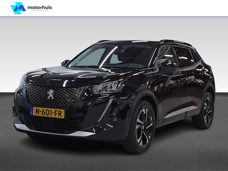 Zwart Gebruikt 2021 Peugeot 2008 Allure SUV | € 16.945 (Eerlijke prijs) - Afbeelding 1/4