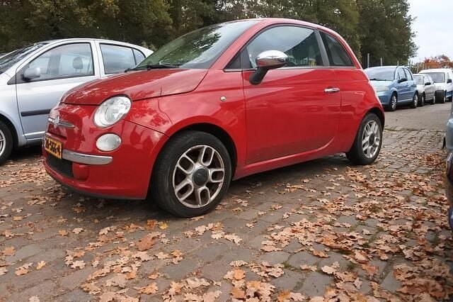 Rood Gebruikt 2009 Fiat 500 Pop Hatchback | € 1.995 (Super prijs) - Afbeelding 1/4