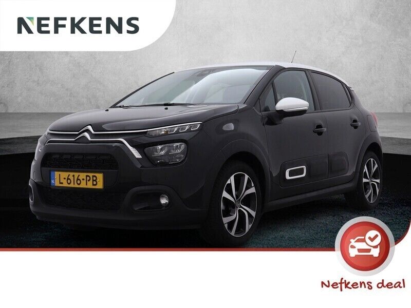 Zwart, metallic lak Gebruikt 2021 Citroën C3 Shine Hatchback | € 18.400 (Duur) - Afbeelding 1/3