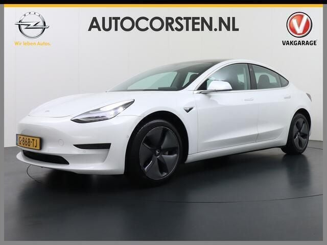 Wit Gebruikt 2020 Tesla Model 3 Standard Range Plus Sedan | € 17.840 (Goede deal) - Afbeelding 1/4