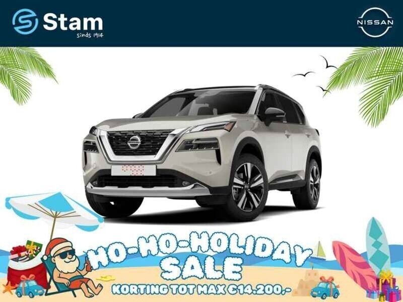 Champagne silver / black metallic dak (grijs Nieuw 2025 Nissan X-Trail Pack SUV | € 52.116 (Goede deal) - Afbeelding 1/4