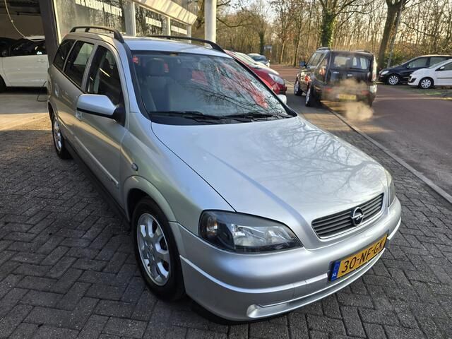 Occasion Opel Astra Njoy 84 PK (61 kW) 2003 Grijs, metallic lak Stationwagen