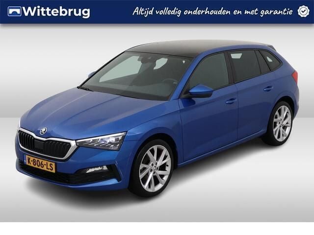 Blauw, metallic lak Gebruikt 2021 Skoda Scala Business Line Hatchback | € 20.950 (Goede deal) - Afbeelding 1/2