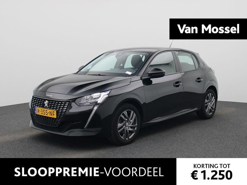 Zwart Gebruikt 2022 Peugeot 208 Active Hatchback | € 14.400 (Eerlijke prijs) - Afbeelding 1/3