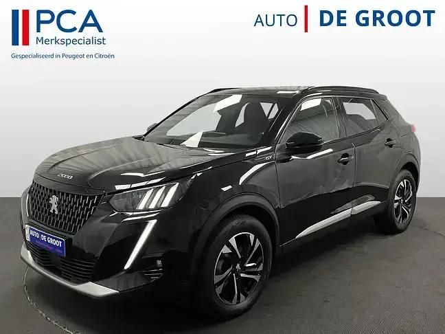 Zwart, metallic lak Gebruikt 2022 Peugeot 2008 GT SUV | € 22.450 (Eerlijke prijs) - Afbeelding 1/4