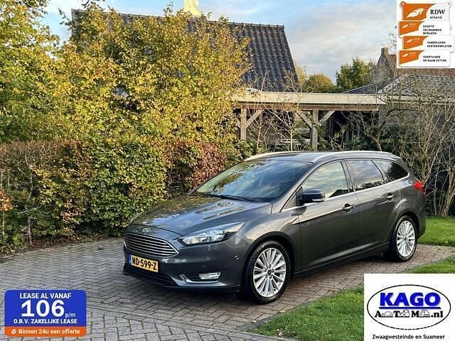 Grijs Occasion 2017 Ford Focus Titanium Stationwagen | € 6.450 (Eerlijke prijs) - Afbeelding 1/4