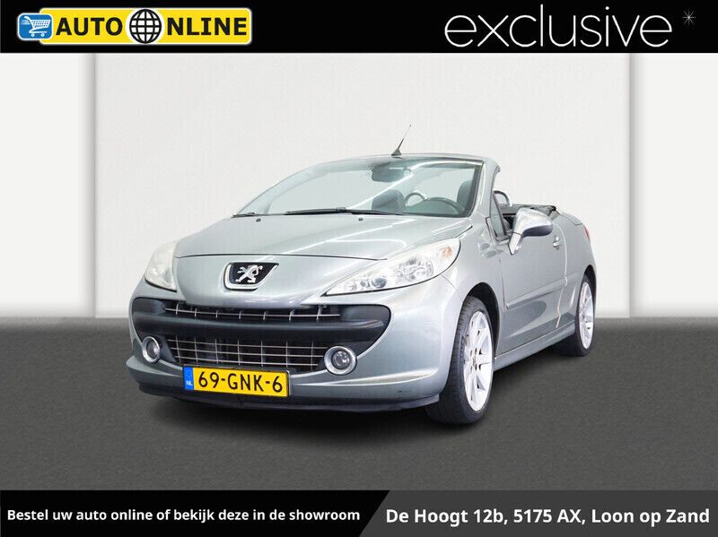 Grijs, metallic lak Gebruikt 2008 Peugeot 207 CC Roland Garros Cabriolet | € 2.950 (Eerlijke prijs) - Afbeelding 1/4