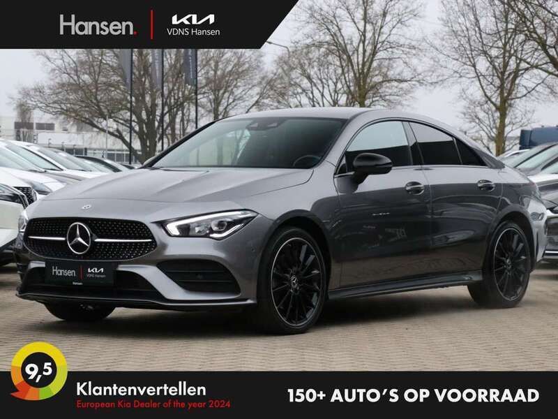 Grijs Gebruikt 2023 Mercedes CLA250e AMG line Sedan | € 34.945 (Super prijs) - Afbeelding 1/4
