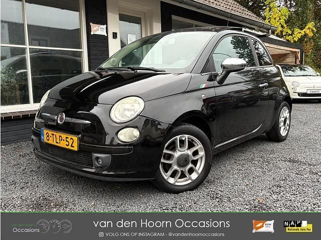 Zwart Gebruikt 2008 Fiat 500 Sport Hatchback | € 3.450 (Goede deal) - Afbeelding 1/3