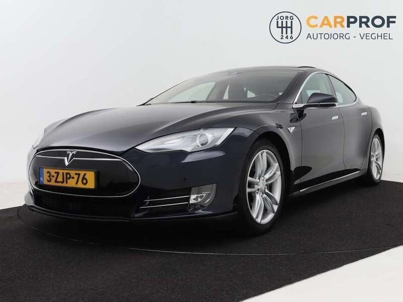 Blauw Gebruikt 2015 Tesla Model S Sedan | € 18.750 (Eerlijke prijs) - Afbeelding 1/4