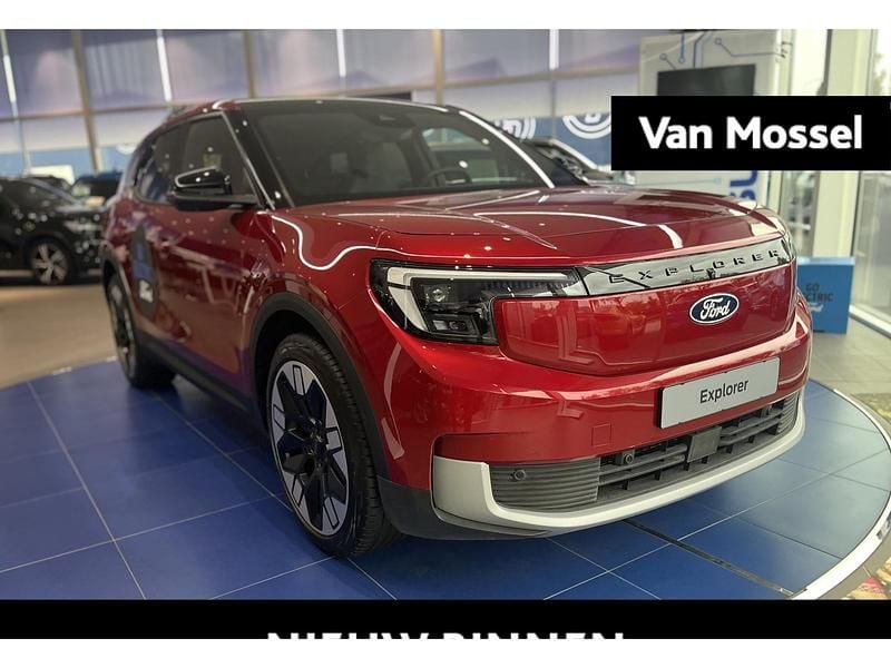 Rood Nieuw 2025 Ford Explorer Extended Range SUV | € 51.450 (Iets duurder) - Afbeelding 1/4