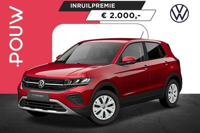 Zwart Nieuw 2025 VW T-Cross Edition SUV | € 29.850 (Goede deal) - Afbeelding 1/4