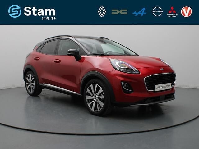 Rood Occasion 2022 Ford Puma ST-Line SUV | € 19.990 (Eerlijke prijs) - Afbeelding 1/4