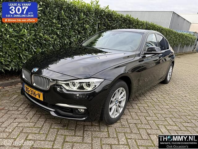 Zwart Gebruikt 2019 BMW 318 Luxury Line Sedan | € 18.950 (Super prijs) - Afbeelding 1/4