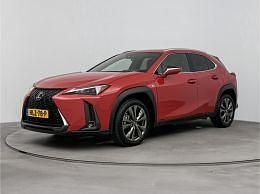 Rood metallic Gebruikt 2024 Lexus UX 300e Sport Line SUV | € 41.995 - Afbeelding 1/3