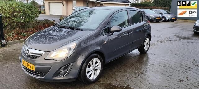 Grijs Gebruikt 2015 Opel Corsa Design Edition Hatchback | € 3.850 (Eerlijke prijs) - Afbeelding 1/4