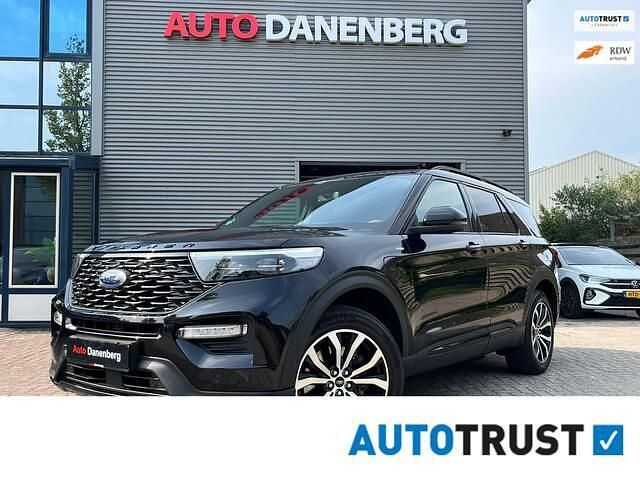 Zwart (metallic) Gebruikt 2021 Ford Explorer ST-Line SUV | € 45.950 (Eerlijke prijs) - Afbeelding 1/4
