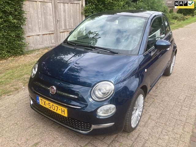 Blauw Gebruikt 2018 Fiat 500 Collezione Hatchback | € 9.250 (Eerlijke prijs) - Afbeelding 1/4