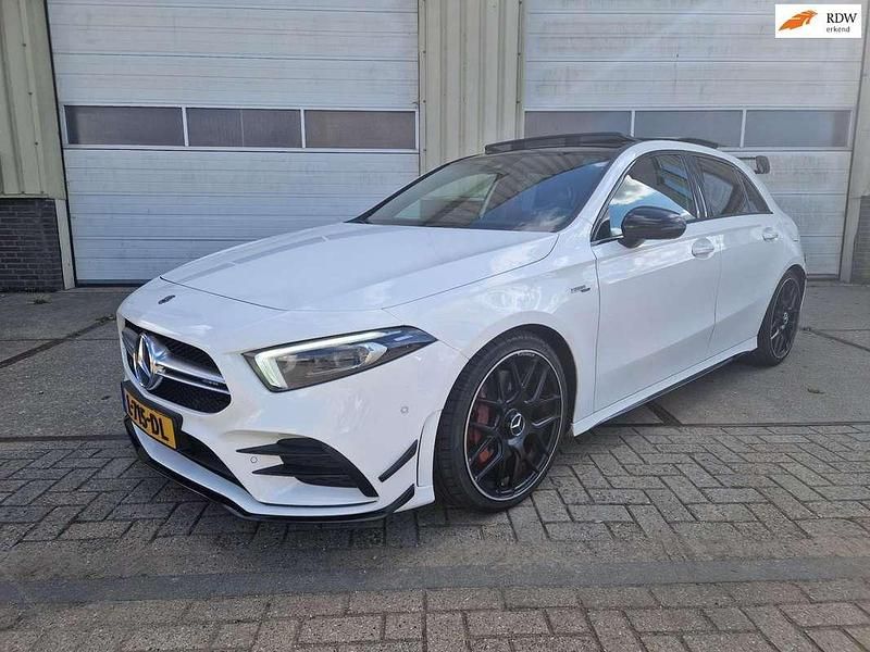 Wit Gebruikt 2019 Mercedes A35 AMG AMG Hatchback | € 33.500 (Super prijs) - Afbeelding 1/4
