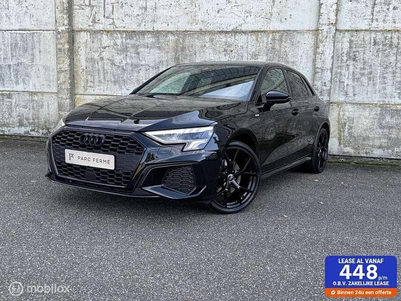 Zwart Gebruikt 2021 Audi A3 Sportback e-tron S-Line Hatchback | € 27.950 (Eerlijke prijs) - Afbeelding 1/4