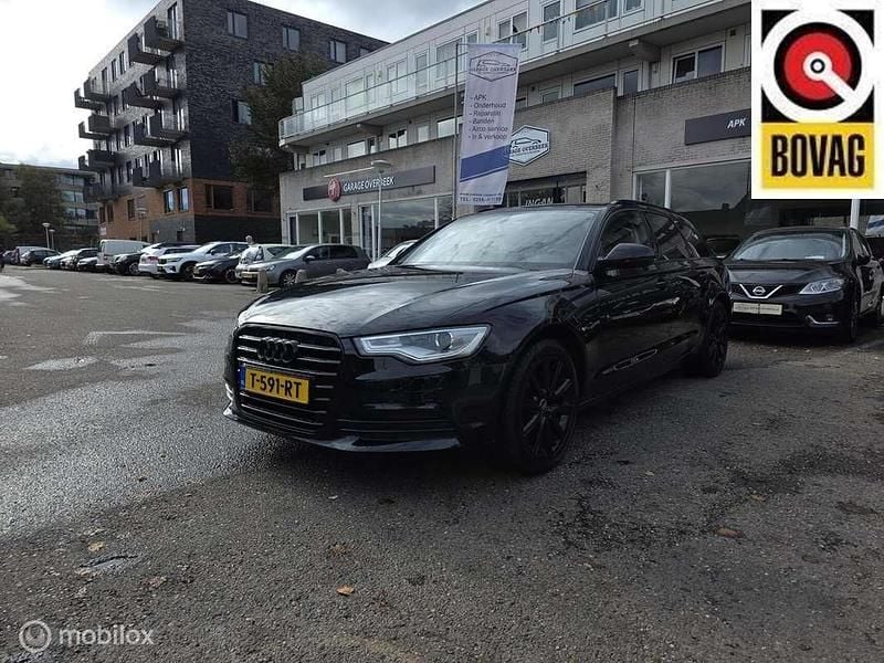 Zwart Gebruikt 2013 Audi A6 Stationwagen | € 14.950 (Eerlijke prijs) - Afbeelding 1/4