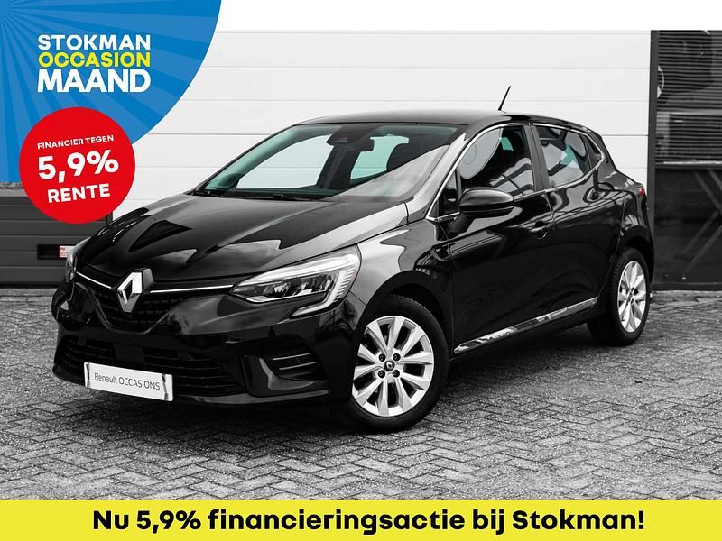 Noir nacre (zwart metallic) Gebruikt 2020 Renault Clio V Intens Hatchback | € 13.900 (Iets duurder) - Afbeelding 1/3