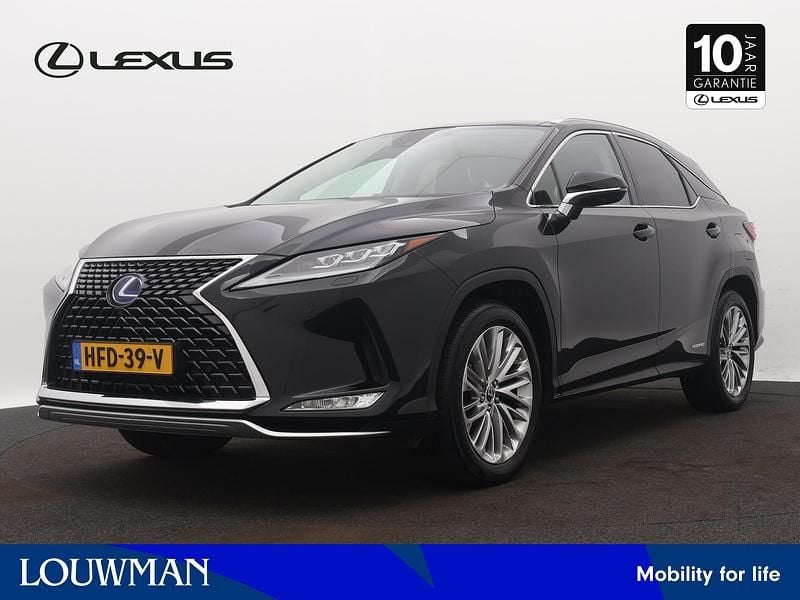 Zwart Gebruikt 2021 Lexus RX450h President Line SUV | € 54.450 (Eerlijke prijs) - Afbeelding 1/3